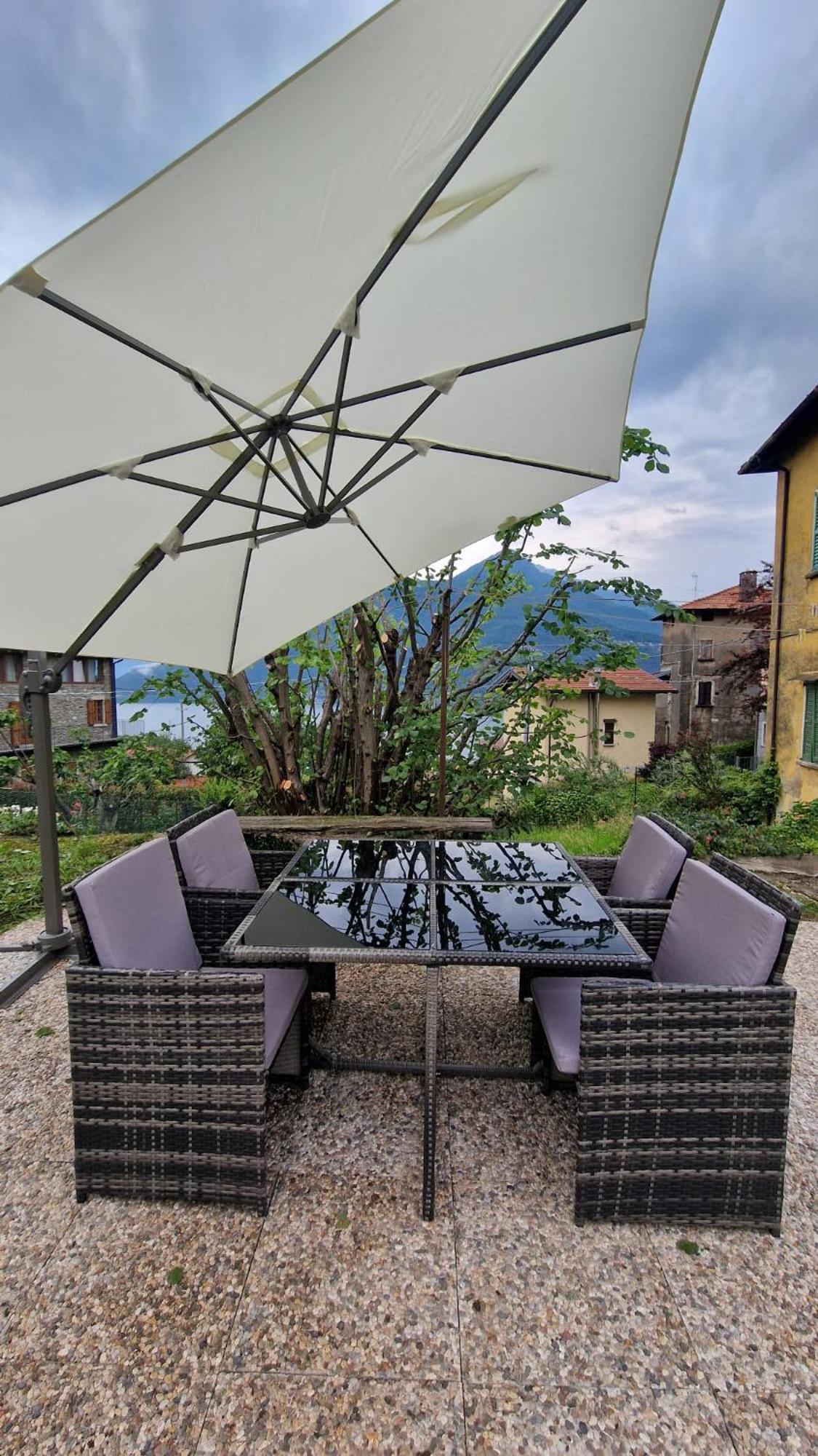 Villetta Con Giardino Privato Cremia Bagian luar foto